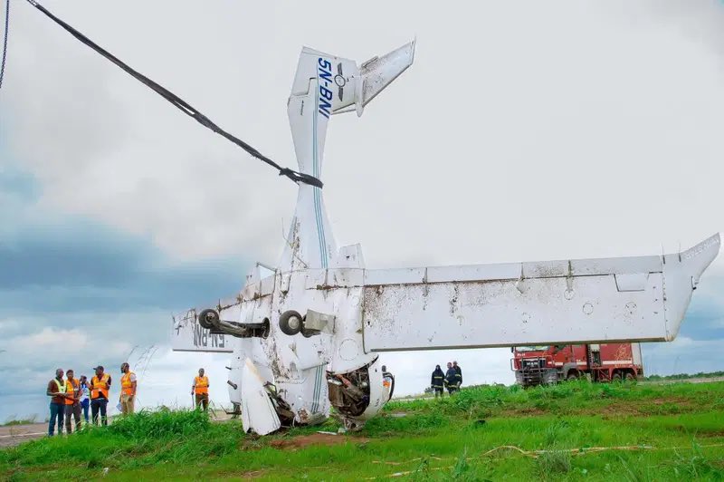 busterblog - Brush With Tragedy: NSIB Launches Investigation into Ilorin Aircraft Crash, Recovers Vital Data
