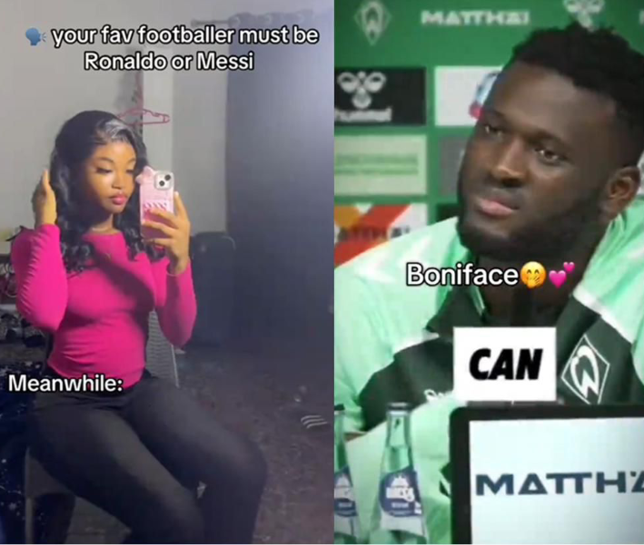“Even Pep No Get This Tactics”: Victor Boniface’s Playful Clapback Sends Nigerian Twitter Into Frenzy