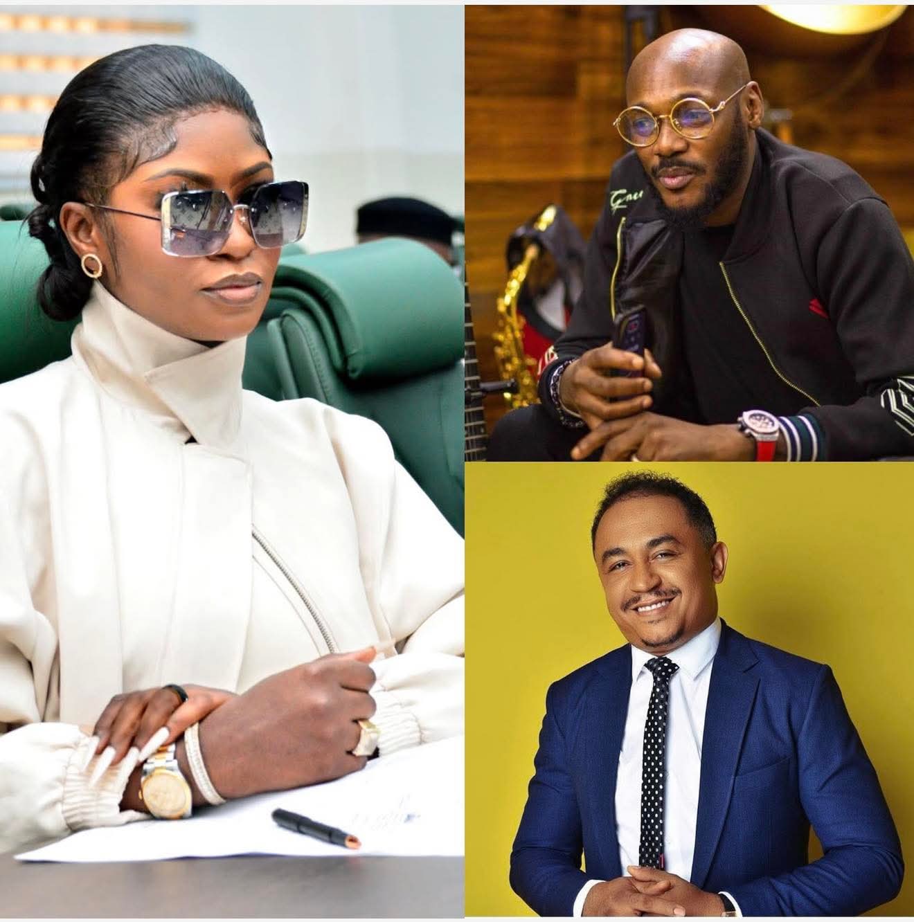 busterblog - "Shut the Fvck up, i will slap you again" - Natasha Slams 2baba In An Explosive London Drama During Live With Daddy Freeze