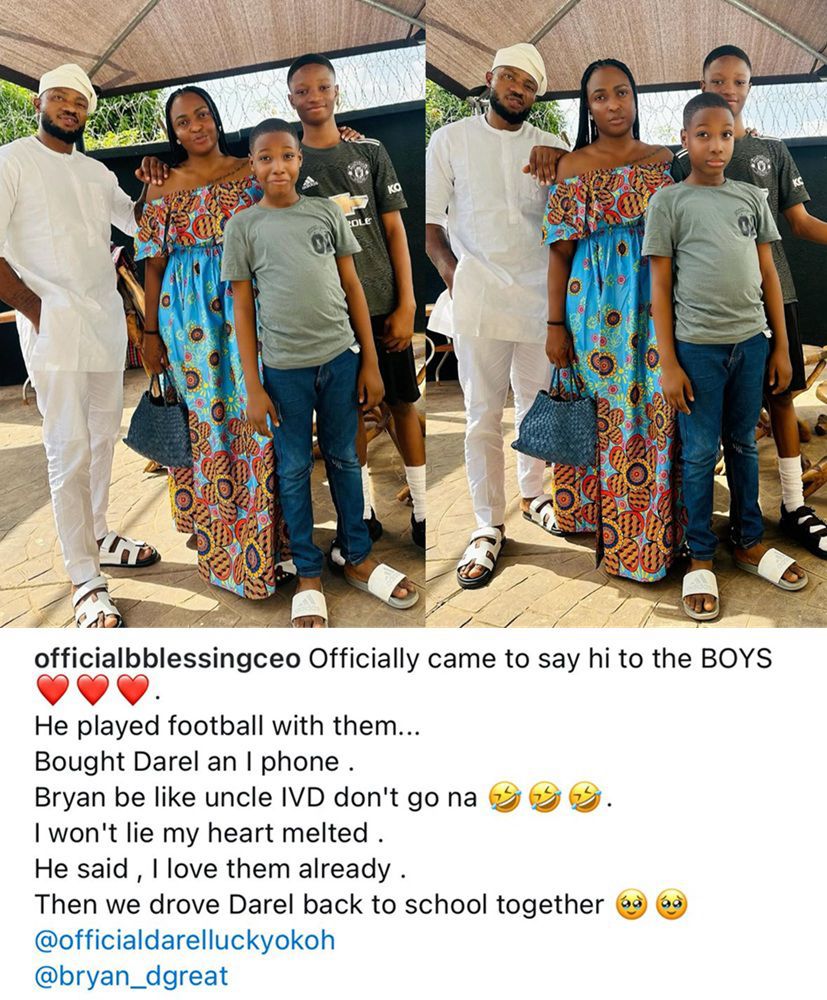 busterblog - “I Won’t Lie, My Heart Melted” – Blessing CEO Melts Hearts as She Officially Introduces Her Children to Her Lover, IVD