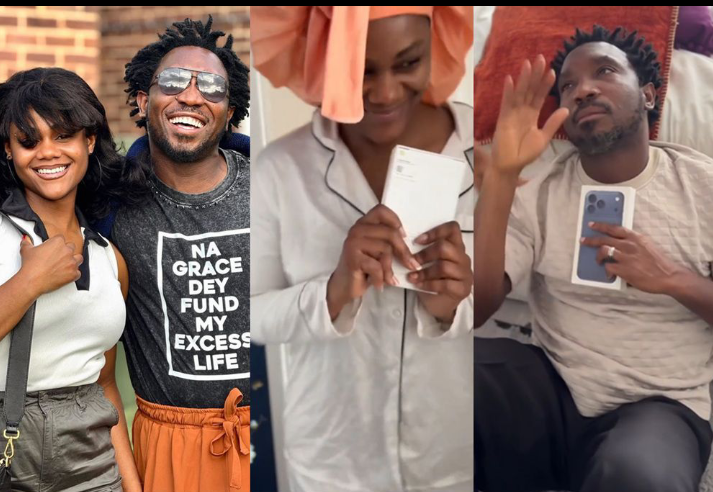 busterblog - Timi Dakolo Flaunts iPhone 17 Gift From Wife Busola After Impressing Her With House Chores