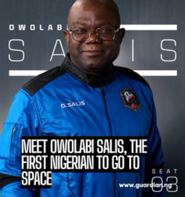 busterblog - Nigeria Reaches for the Stars: Owolabi Salis Makes History as First Nigerian in Space