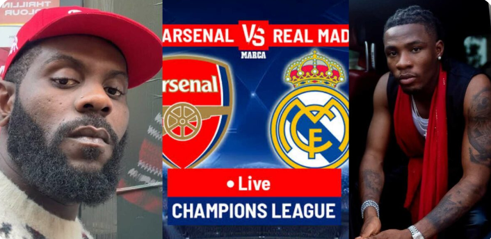 busterblog - “Na Bet Wey Pain!” — Odumodublvck Can’t Hold Back Laughter as Joeboy Loses N3M to Arsenal’s Victory Over Real Madrid