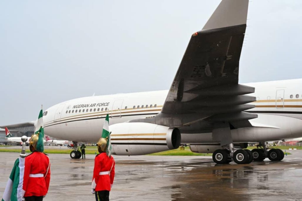 Newly Acquired Presidential Jet Flown to South Africa for Refitting & Repainting: A Deep Dive into Nigeria’s Spending Controversy
