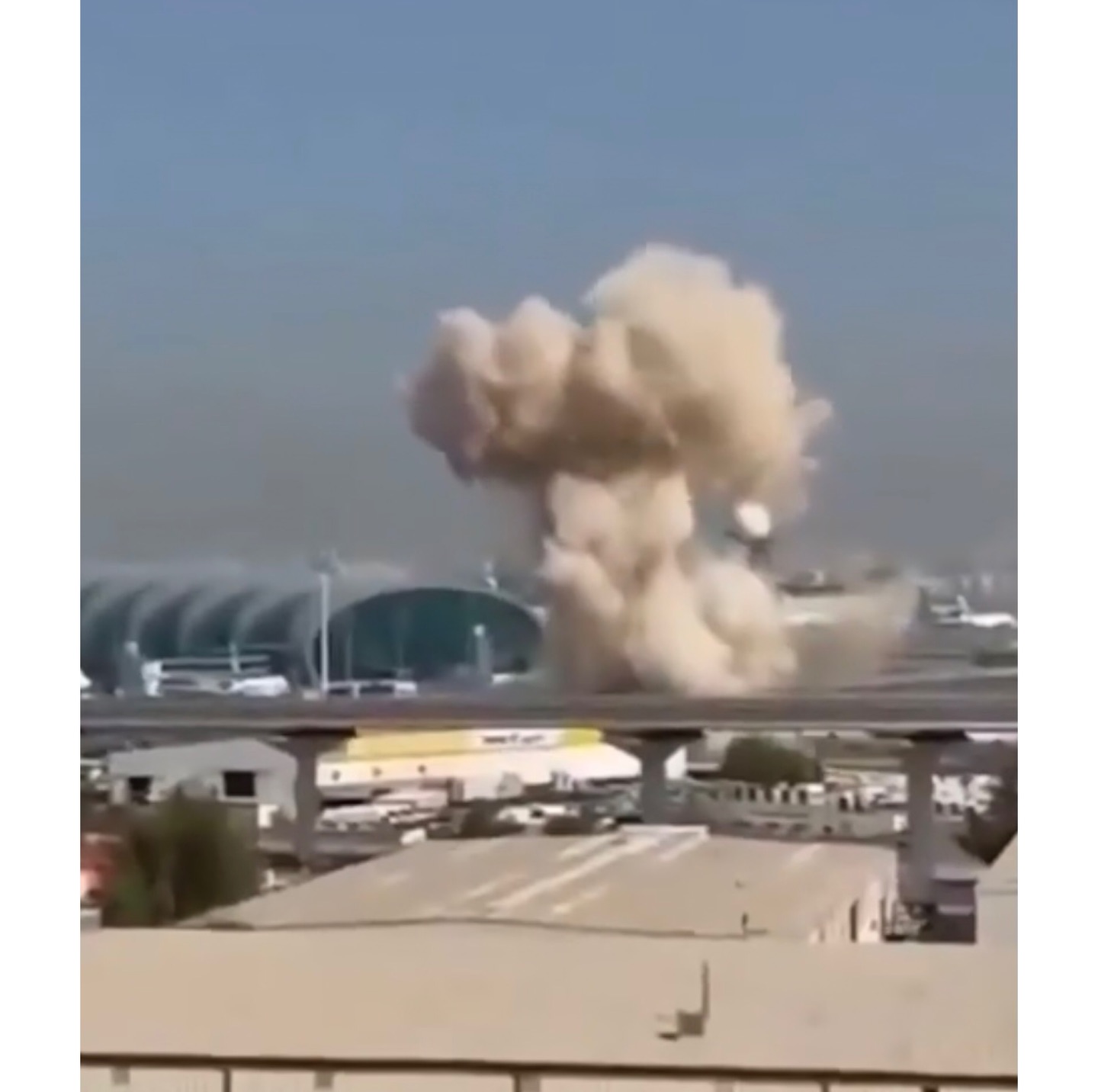 Shock at the Skies: Iranian Drone Strike Near Dubai Airport Forces Emergency Shutdown of Global Aviation Hub