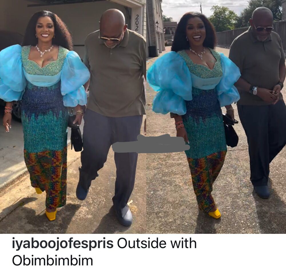 Power Couple Glam: Iyabo Ojo and Paul O Dazzle in Stylish Appearance at Houston Event