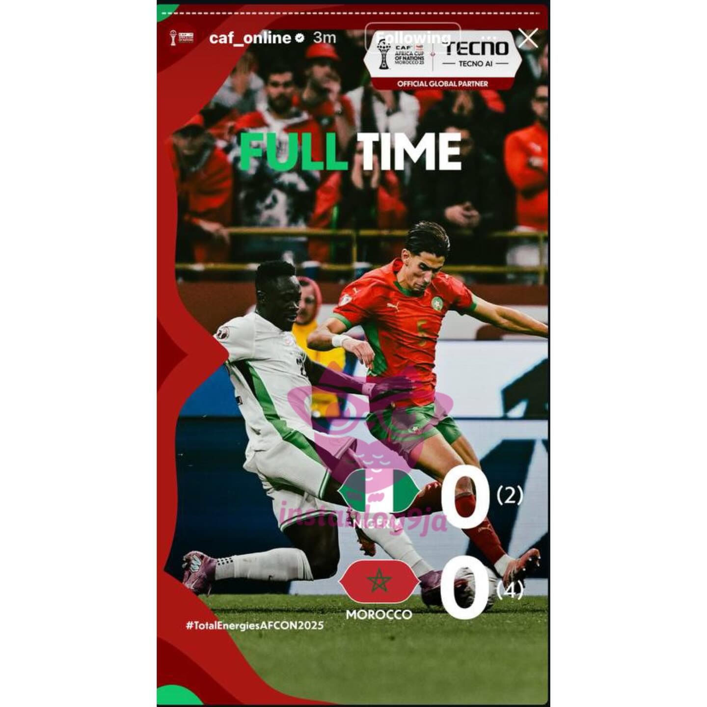 Super Eagles Miss Out on N1.4 Billion Bonanza as Morocco Clips Their Wings