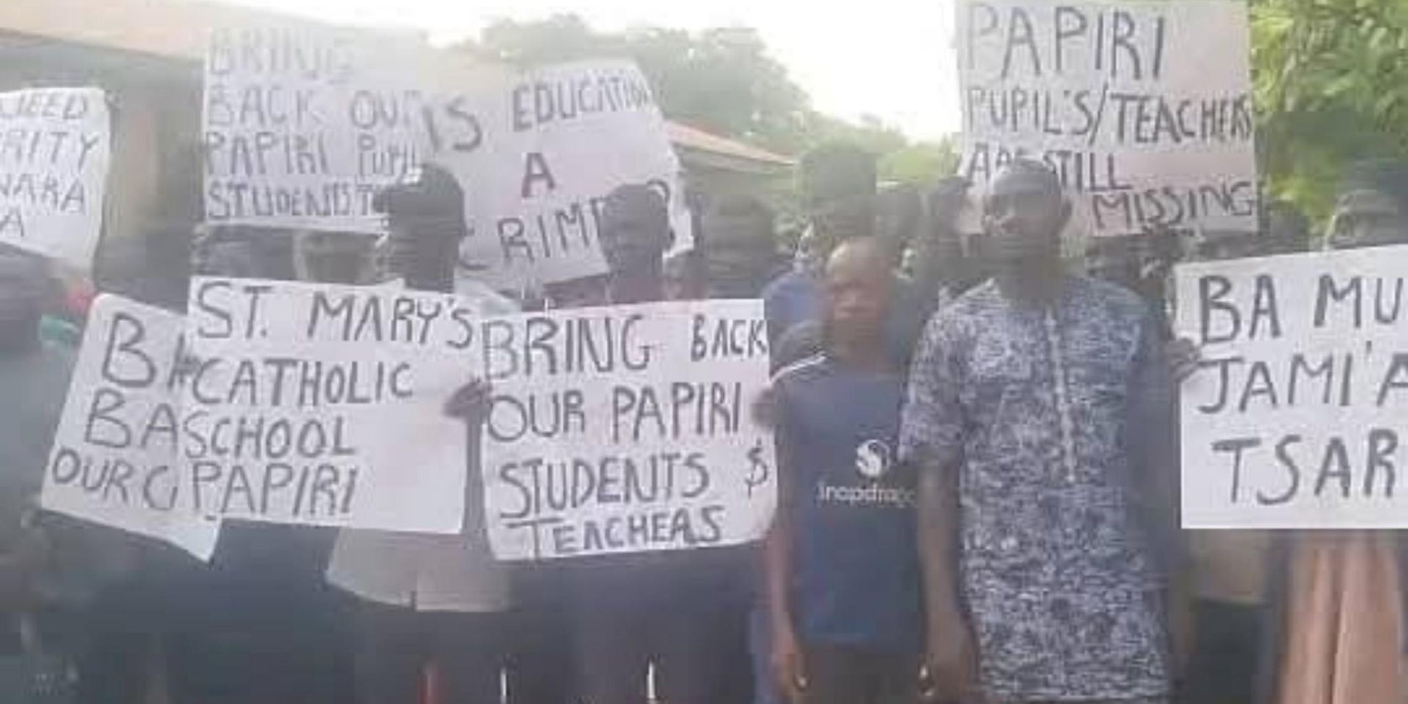 Tears in Papiri: Parents of 315 Abducted Pupils Storm Streets as Hope Fades in Niger State