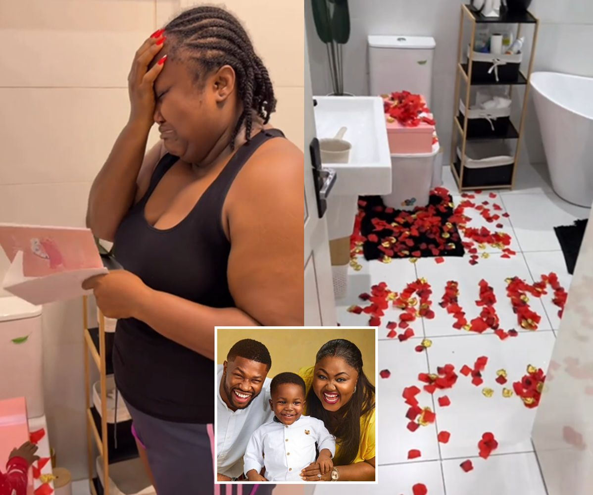 Love, Laughter, and a Mother’s Day Surprise: Stan Nze Melts Hearts with Romantic Gesture for Wife Blessing Obasi
