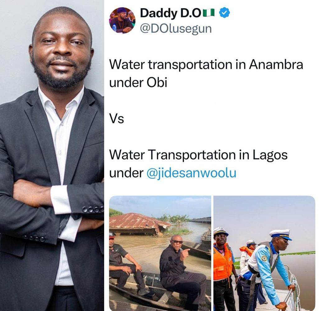 busterblog - Segun Dada Sparks Controversy as He Mocks Peter Obi’s Legacy While Applauding Sanwo-Olu’s Water Transport Achievements