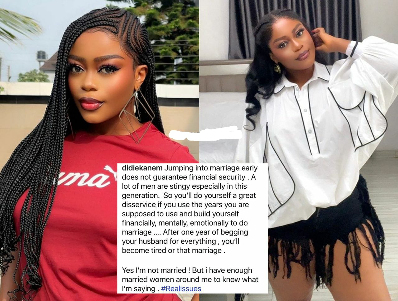 “₦10 Million or No Marriage?” — Actress Didi Ekanem Sparks Heated Debate on Financial Readiness and Modern Relationships